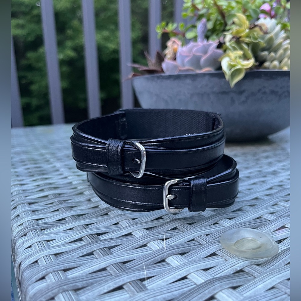 Dover Saddlery® EZ-On Garter Straps. Black